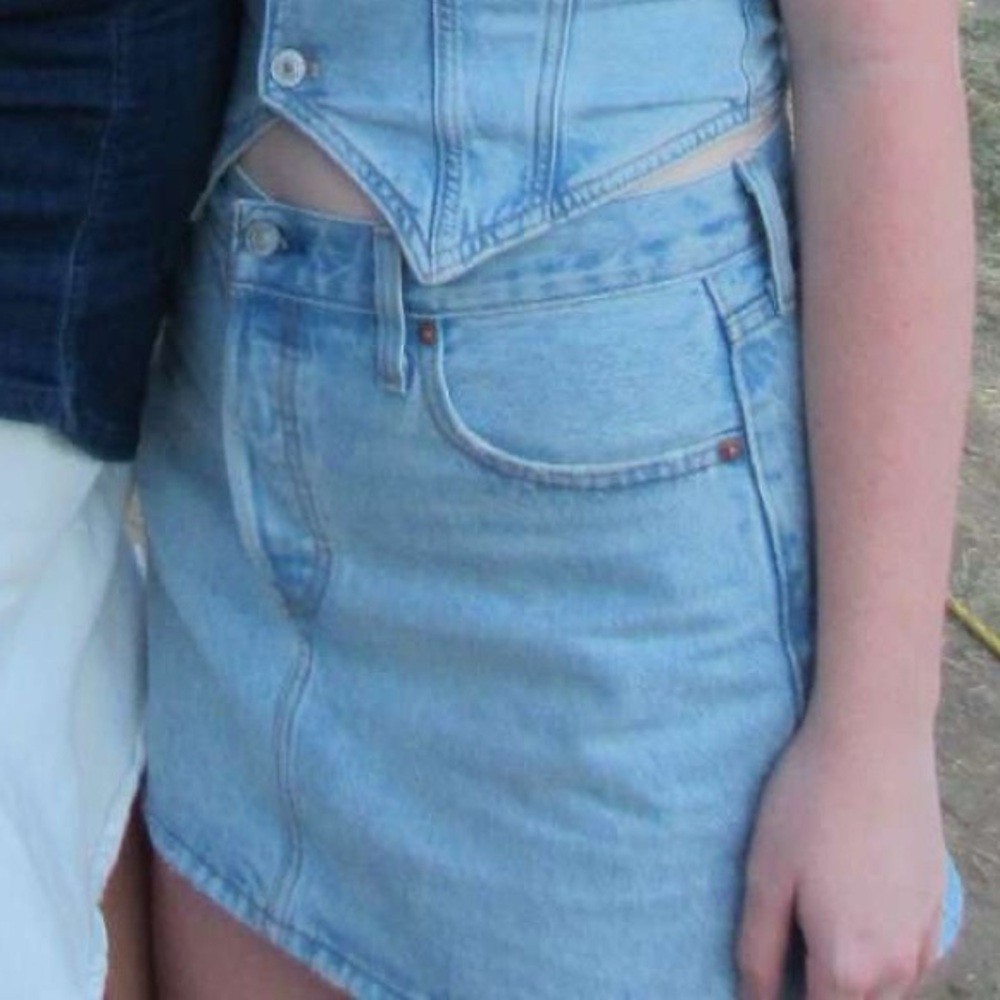 Classic Denim Mini Skirt